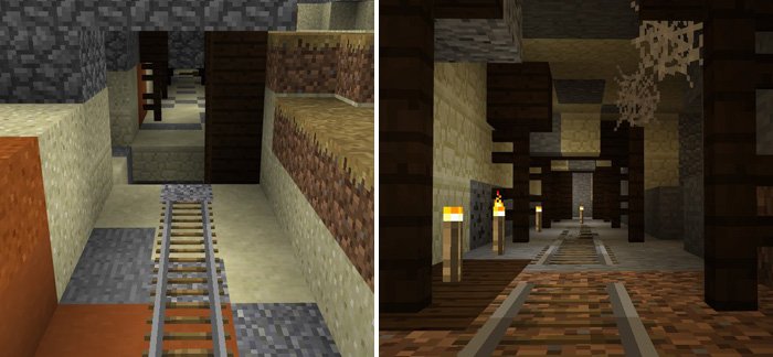 -1455702173: Surface Dungeon & Temple in a Mesa Village