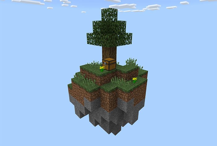 Download Sky Games Logo SkyBlock map for Minecraft Pocket Edition