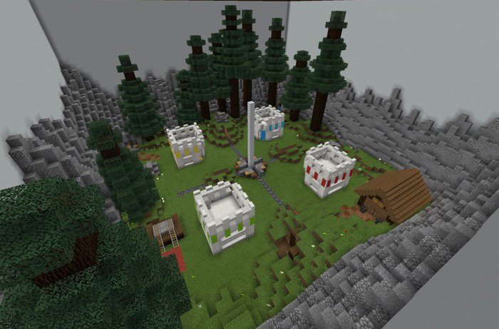 download Spectrum Studios – Mini-Walls Map for Minecraft Pocket Edition