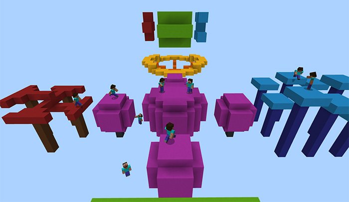 Download SkyGames Rainbow PvP Map for Minecraft Pocket Edition for Android