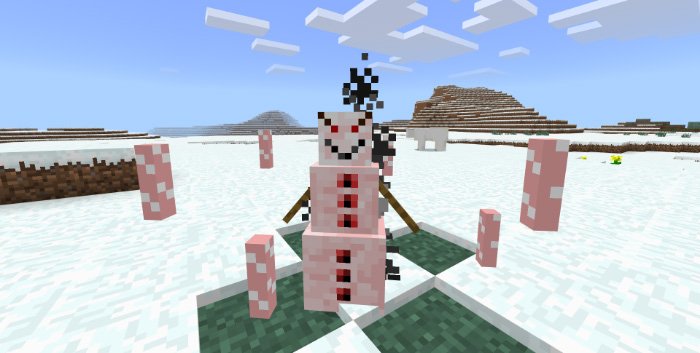 Download Snowman addon for Minecraft Pocket Edition